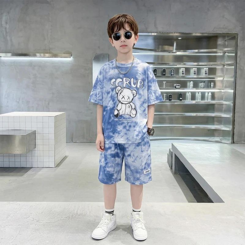 Tie-Dye Bear Graphic Short Sleeve thumbnail 3