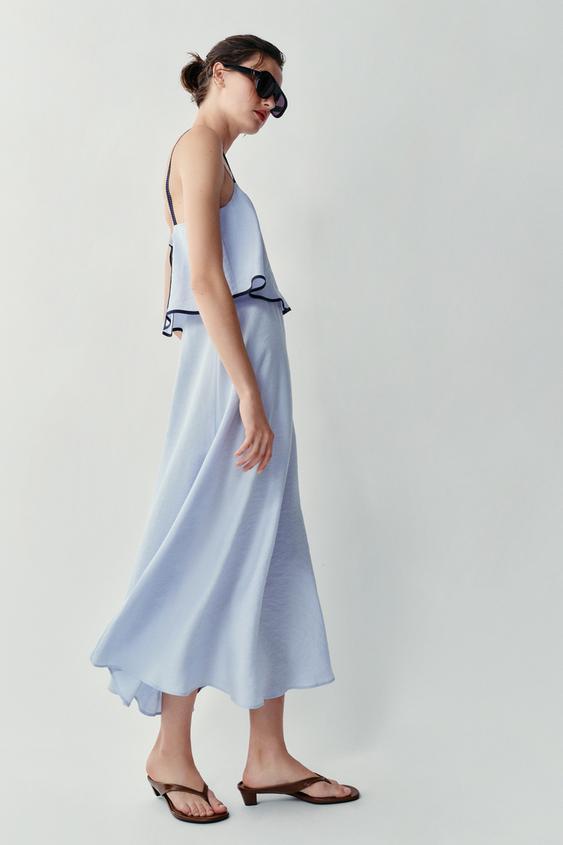 COMBINED MIDI DRESS thumbnail 2
