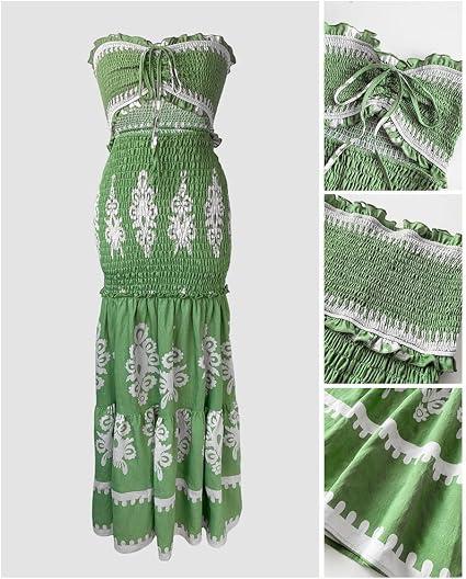 Floral Printed Vacation Dress Halter Tie thumbnail 3
