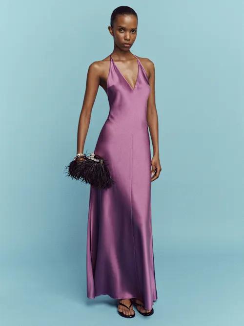 Lara Silk Dress thumbnail 4