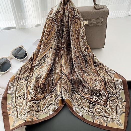 Sumolux Head Hair Scarf for Women Like Satin Silk Scarf Bandana