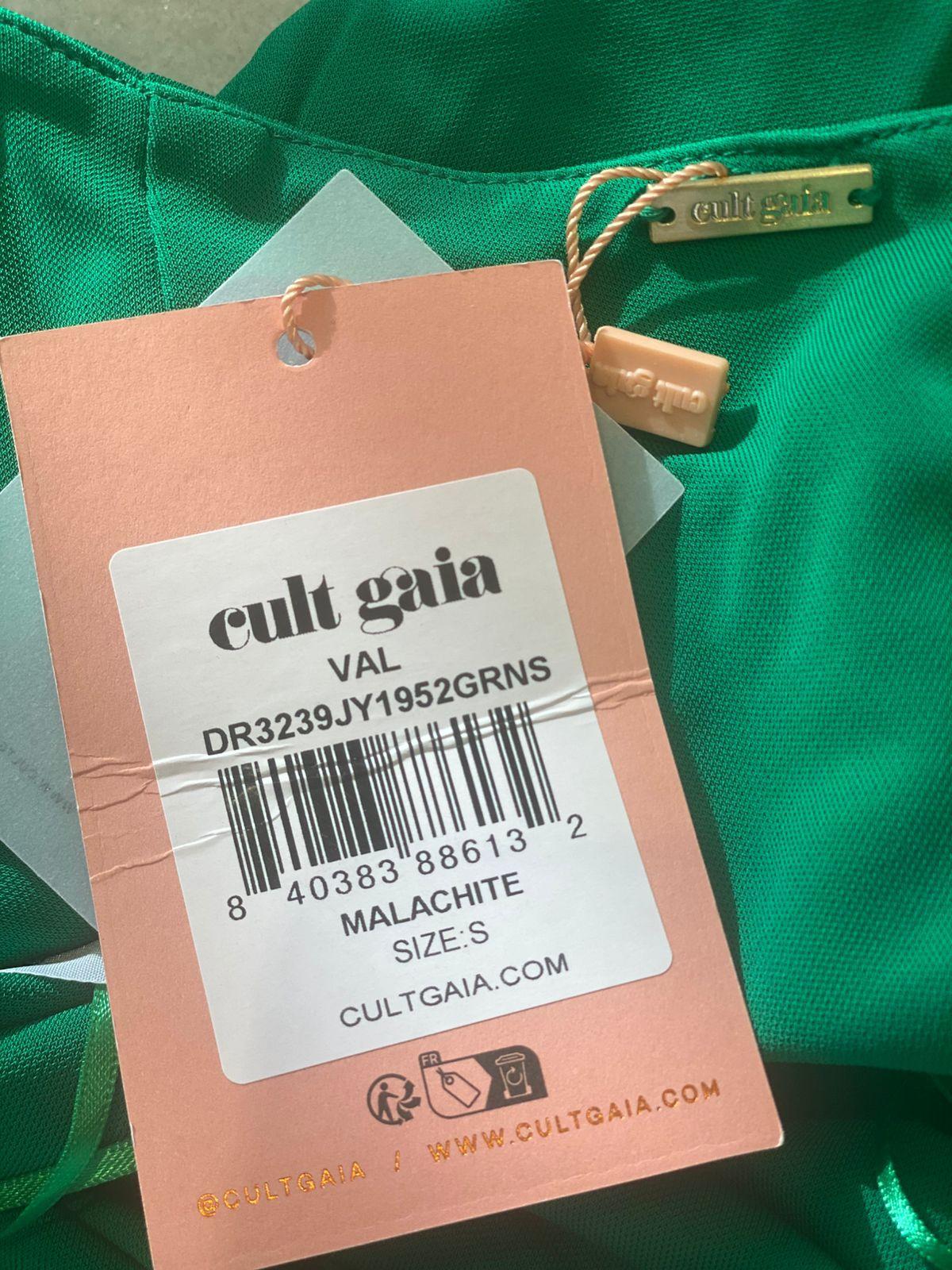 Cult Gaia Val Dress Malachite thumbnail 3