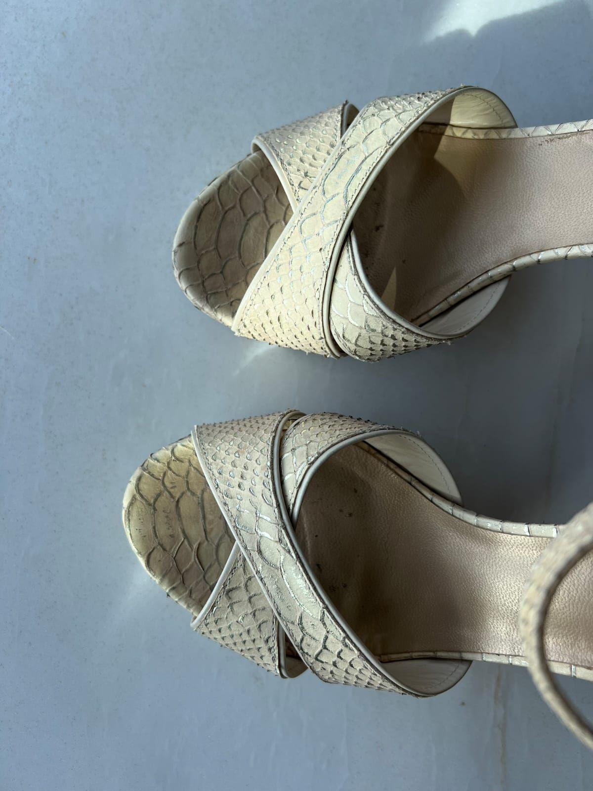 Stuart Weitzman peep toe heels thumbnail 4