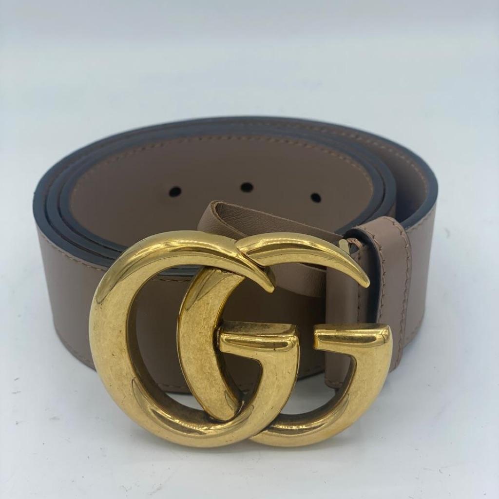 Tan Classic buckle belt