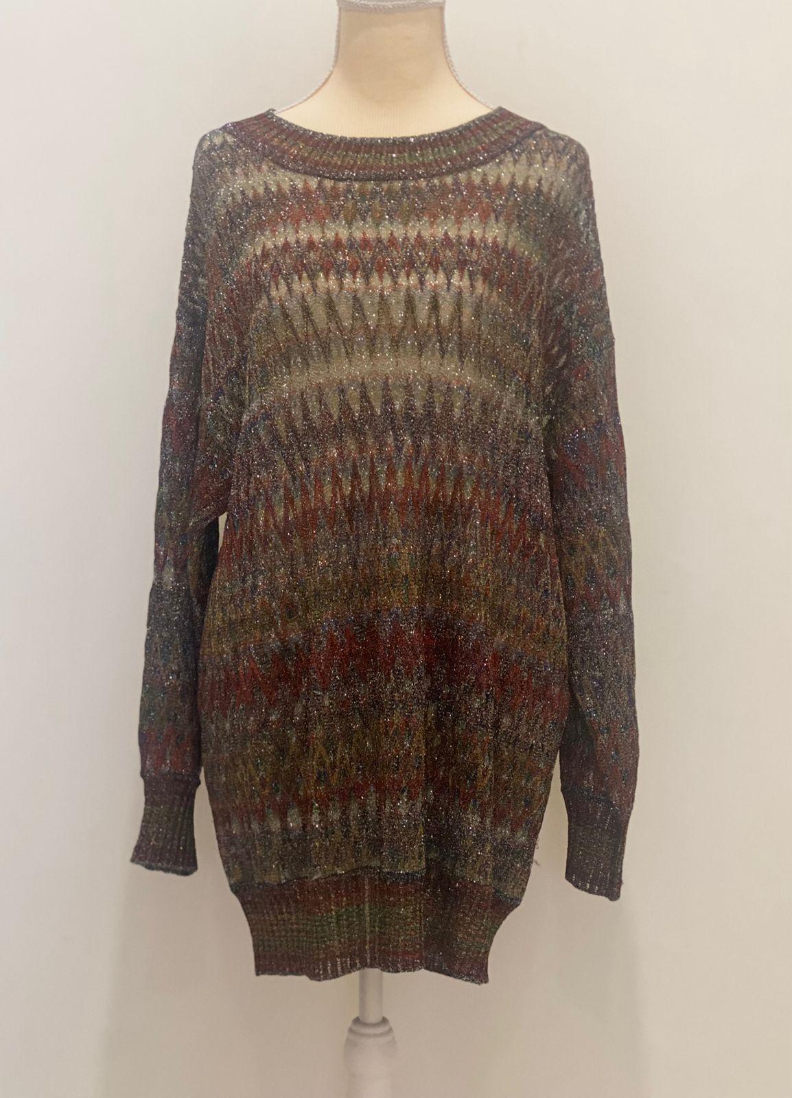 Missoni knitted patterned sweater thumbnail 2