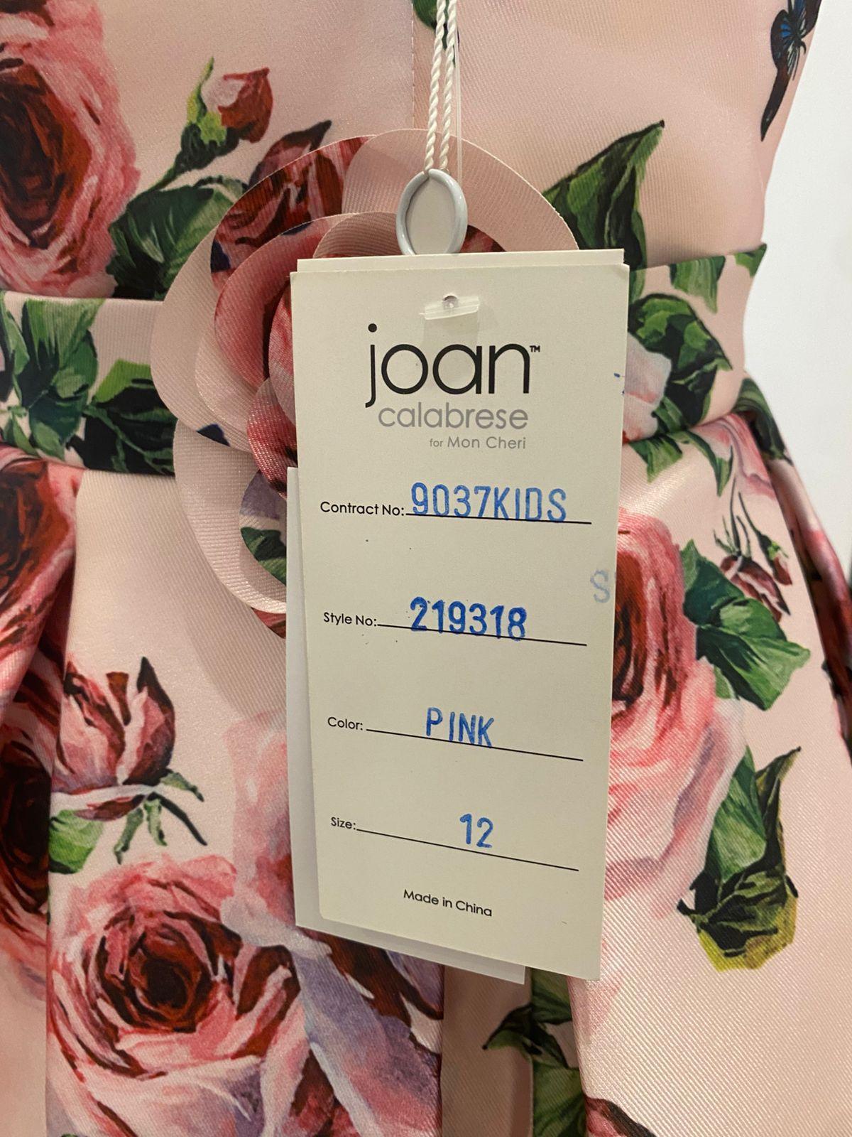 JOAN CALABRESE Pink Floral Dress thumbnail 3