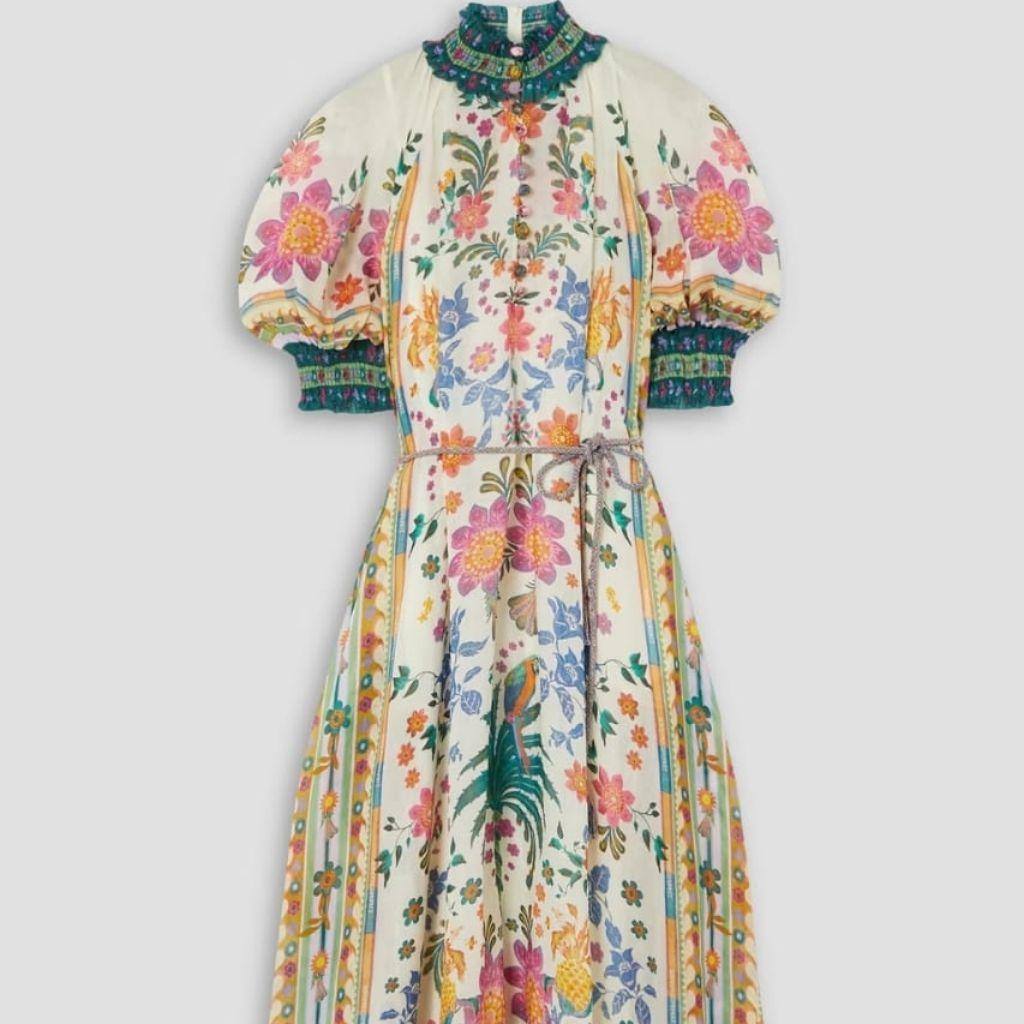 Zimmermann
Ginger Swing Maxi Dress with inner dress under it