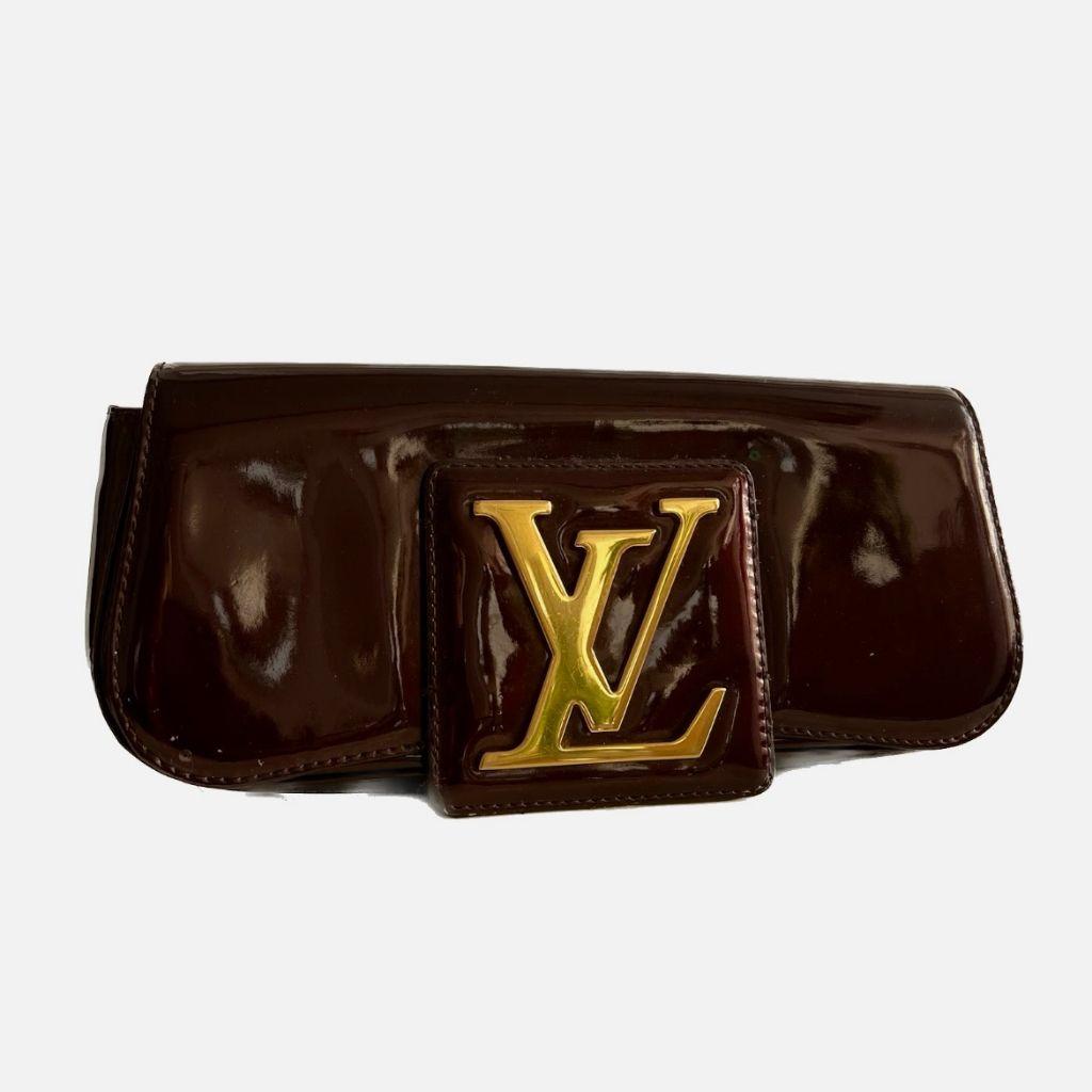 Louis vuitton Amarante Sobe Clutch in Vernis Leather