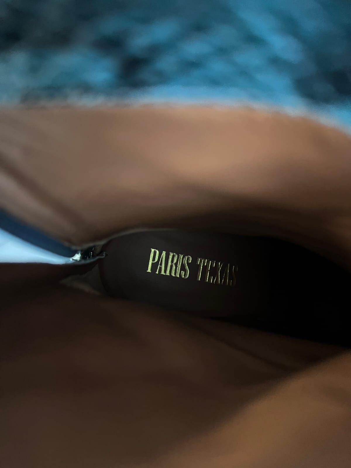 Paris Texas blue snake printed boots thumbnail 4