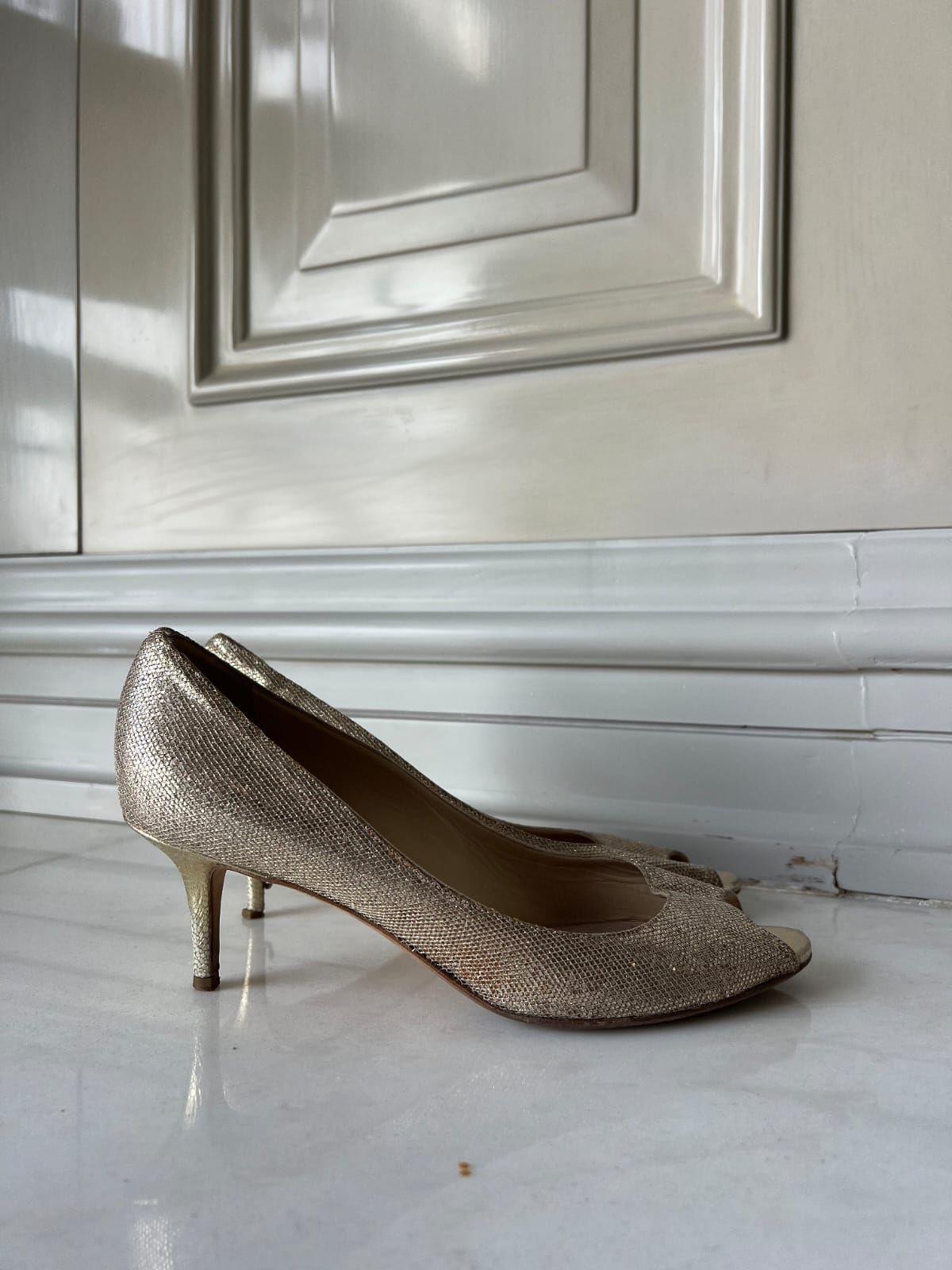 Jimmy Choo peep-toe kitten pumps thumbnail 4