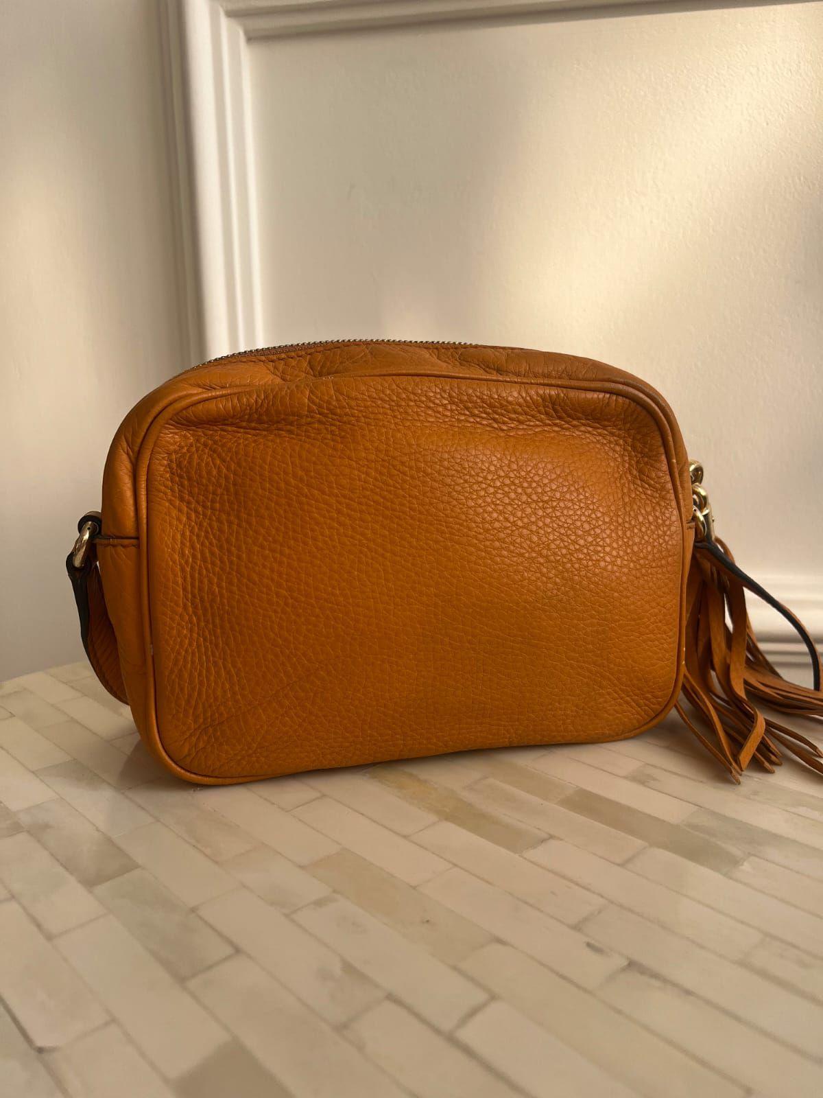 Gucci Brown Leather Soho Disco Crossbody Bag thumbnail 4