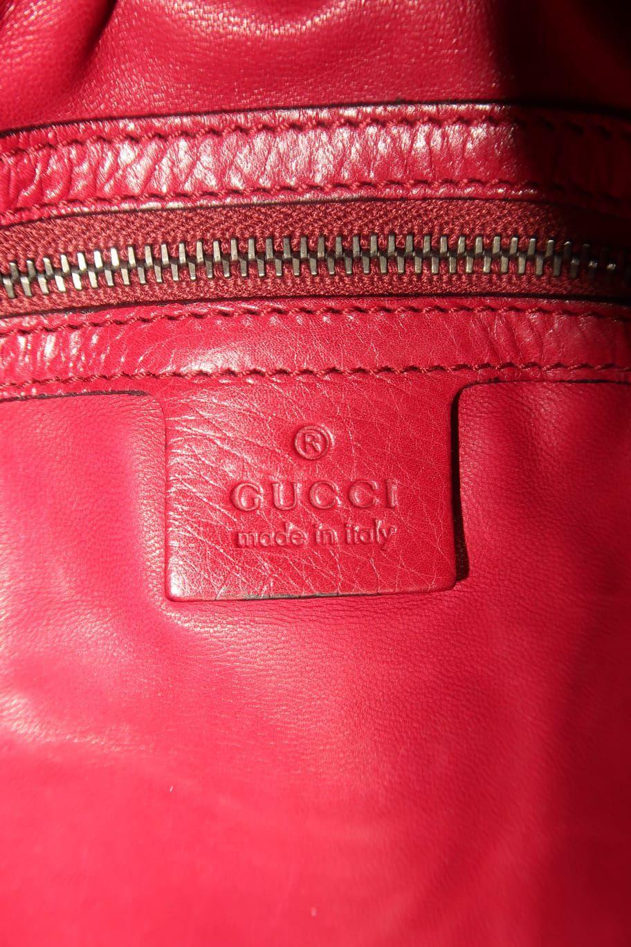 Gucci Red Python Large Hysteria Clutch bag thumbnail 4