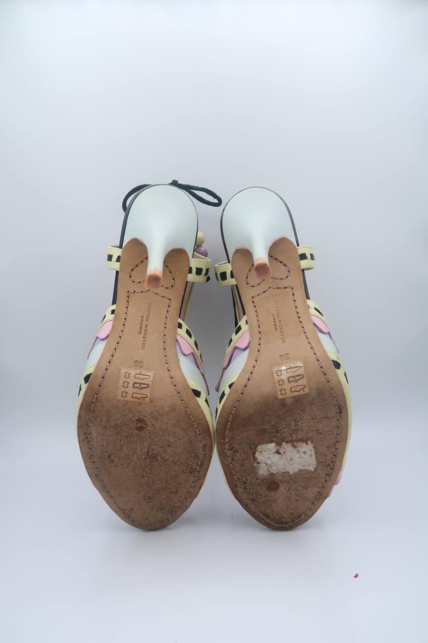Sophia Webster Multicolor Glitter And Leather thumbnail 2