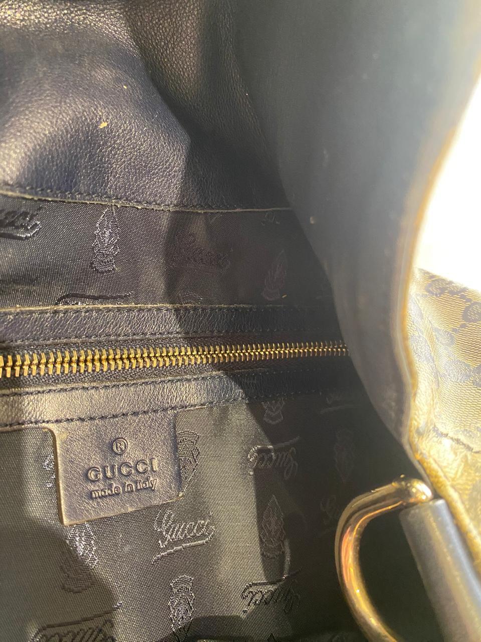 Gucci Crystal Coated Canvas handle bag thumbnail 4