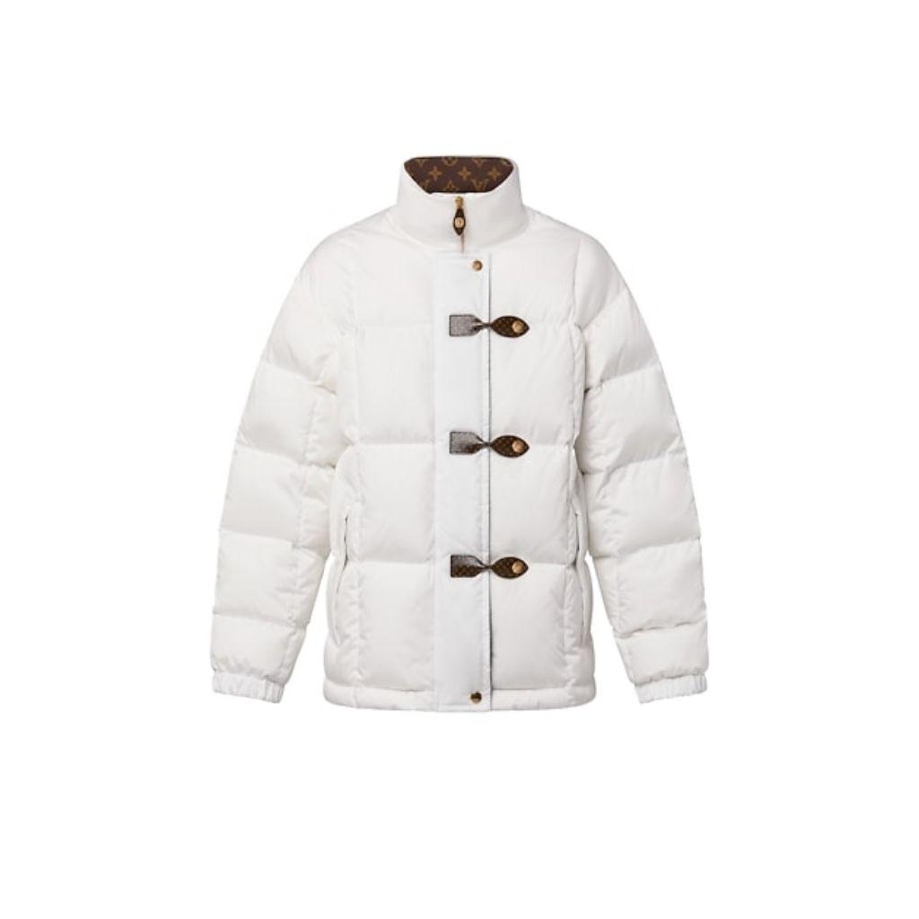 Calvin Klein Girls Ivory Puffer Coat