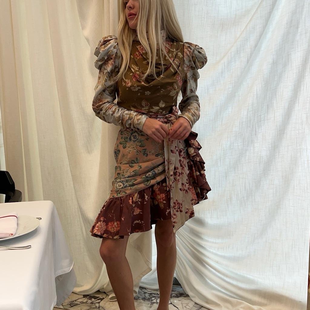 Zimmermann Dress long sleeve floral mini dress