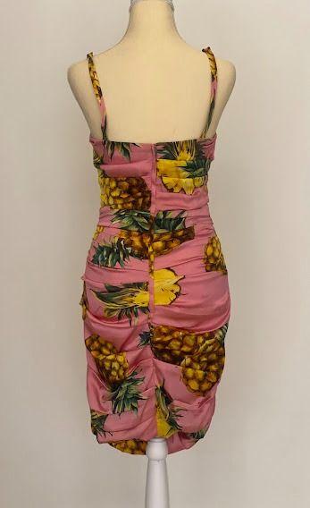 DOLCE & GABBANA
Pineapples Ruched Stretch Dress thumbnail 2
