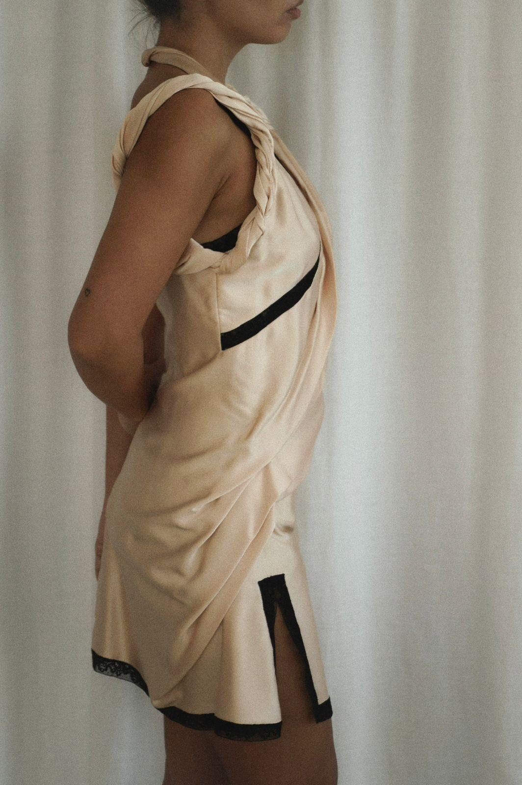 Alexander Wang Twisted Slip Dress in Silk thumbnail 4