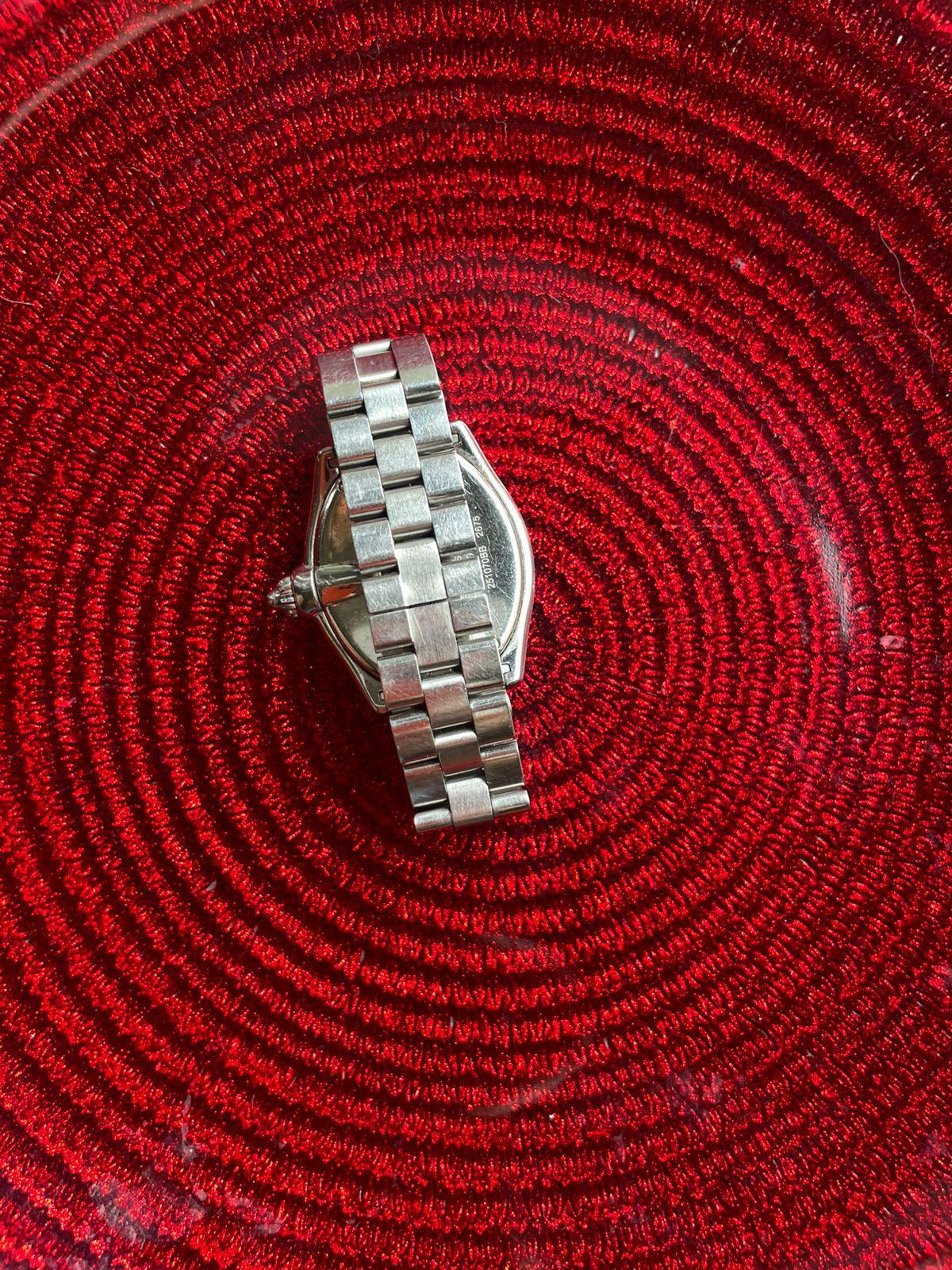 Cartier Silver Stainless Steel Roadster 2675 Women's Wristwatch 31 mm thumbnail 3