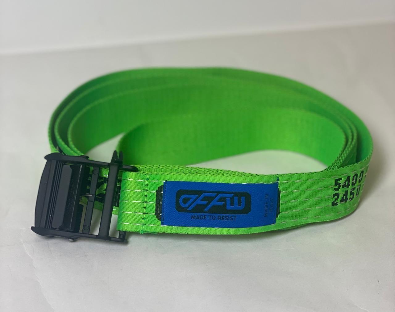 Off-White Green Industrial Webbing Belt thumbnail 2