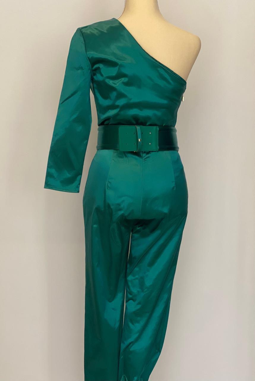 Elisabetta Franchi jumpsuit in Stretch-satin thumbnail 3