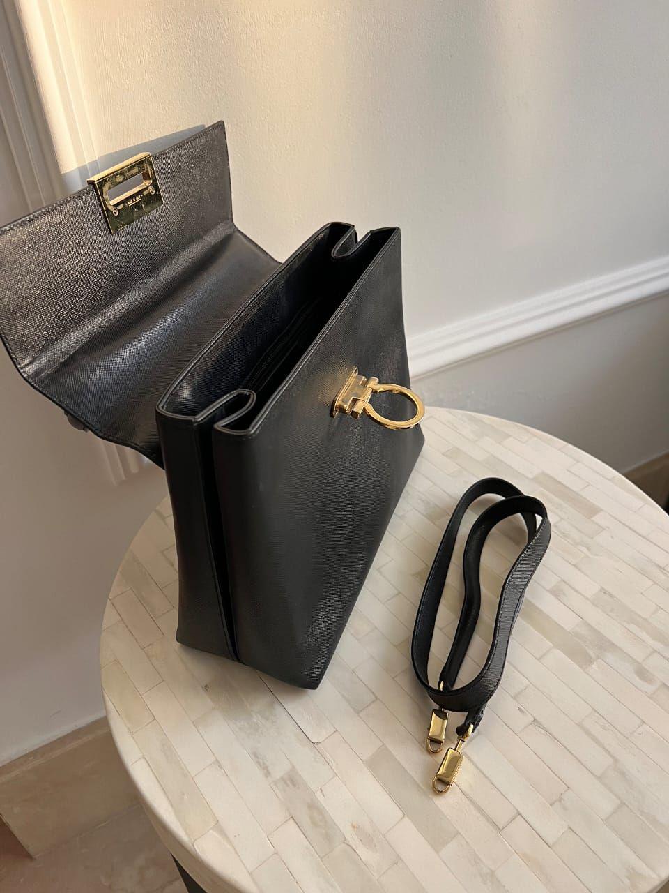 Salvatore Ferragamo Gancini Black thumbnail 2