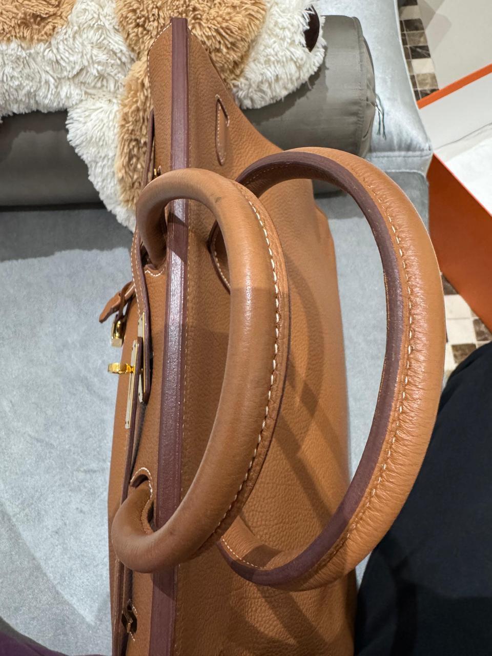 Hermes Leather Birkin 40 Bag thumbnail 3