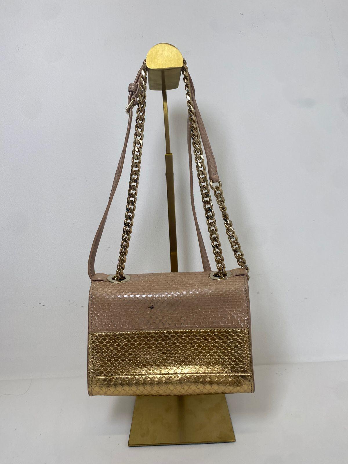 Jimmy Choo Metallic Leather Rebel Crossbody Bag thumbnail 4