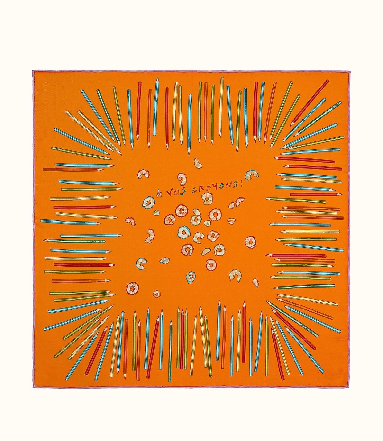 Hermes silk scarf thumbnail 2