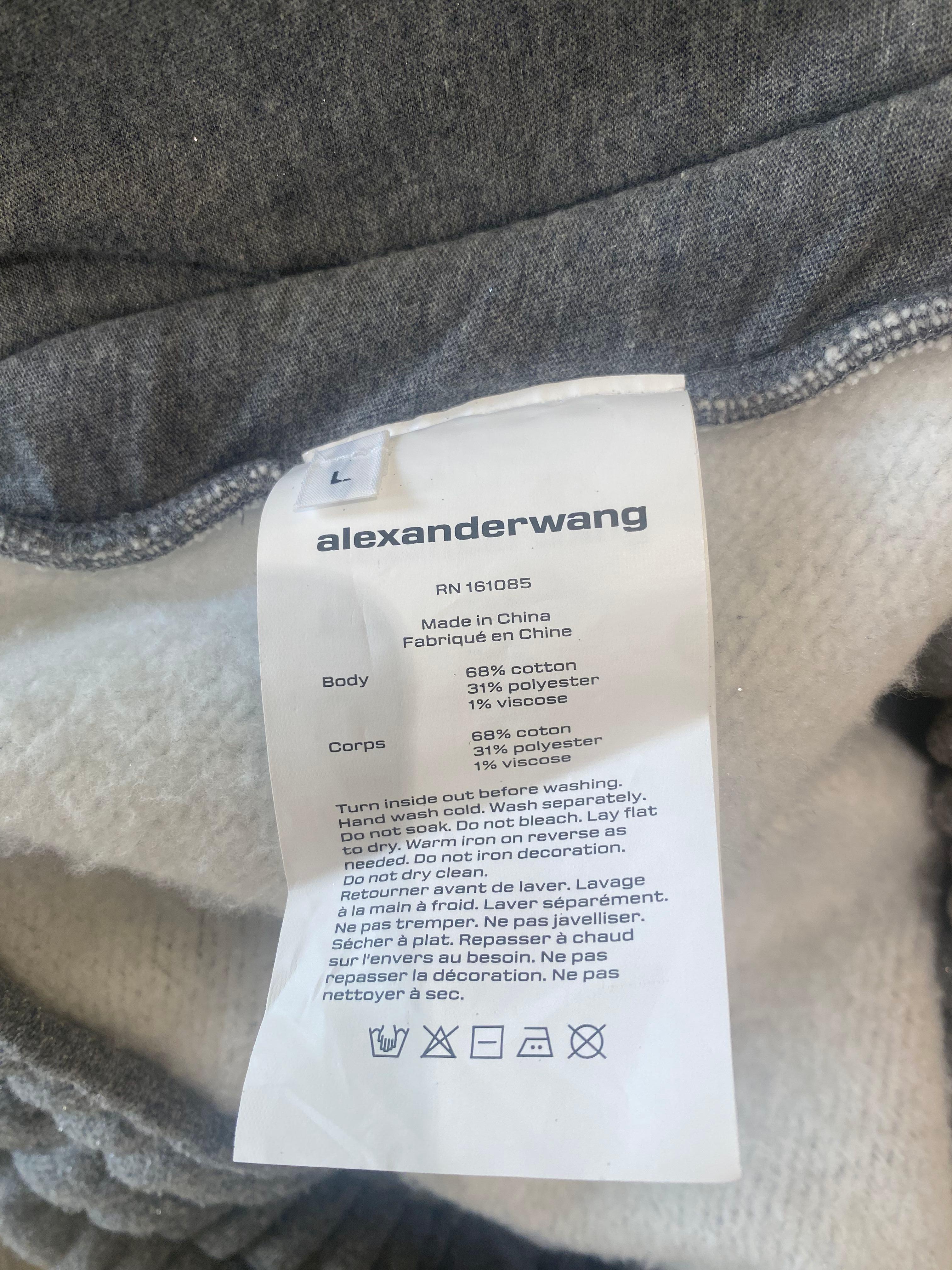 Alexander Wang
High-rise Glitter Track Pants in Terry thumbnail 3