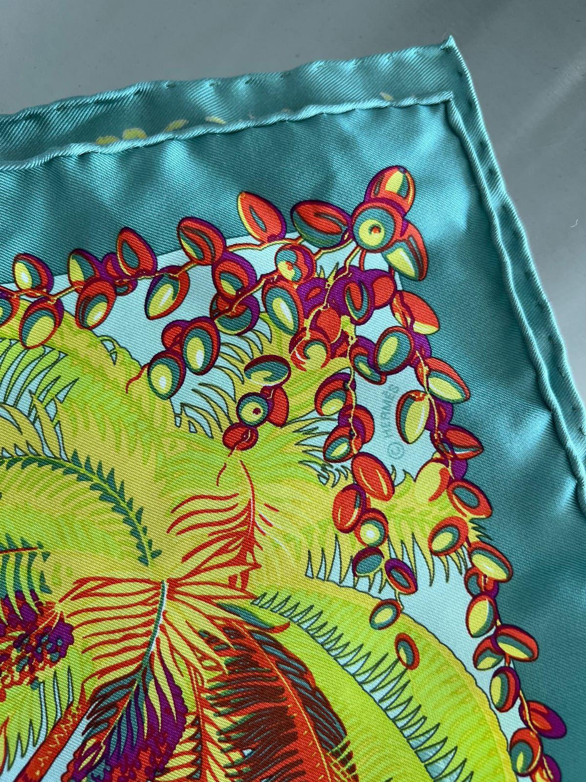 Hermes Multicolor Mythiques Phoenix Silk Square Scarf thumbnail 3