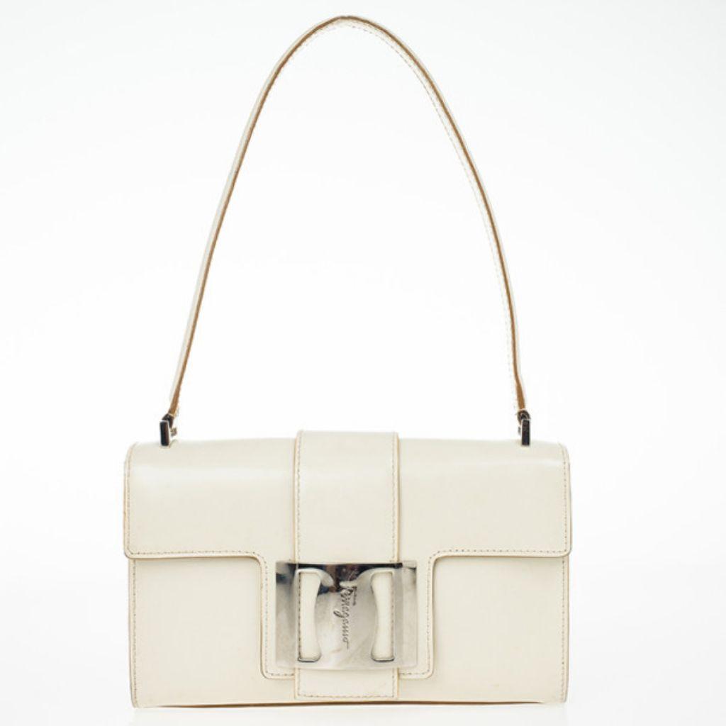 Salvatore Ferragamo Flap Buckle Shoulder Bag
