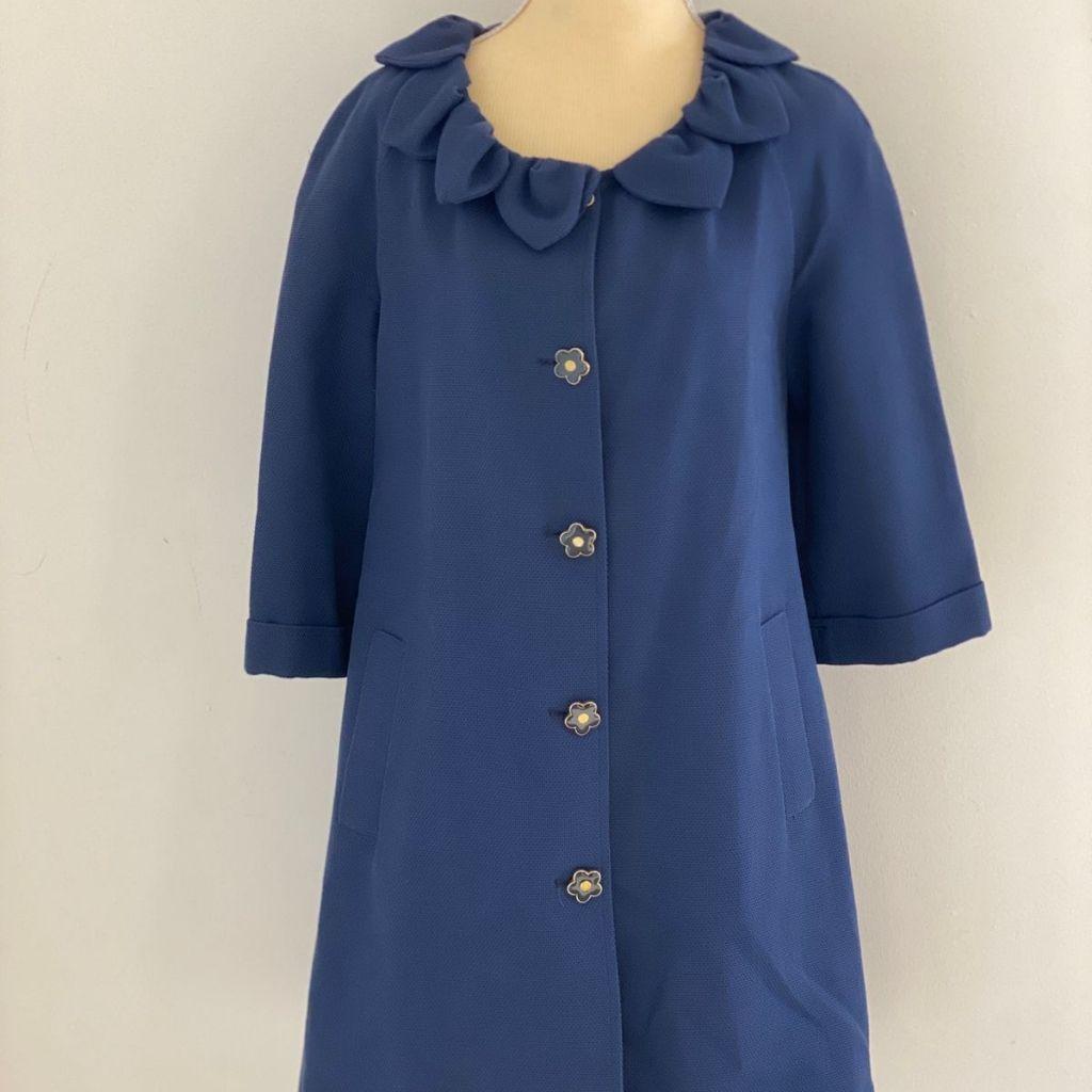 Red Moschino neck coat jacket