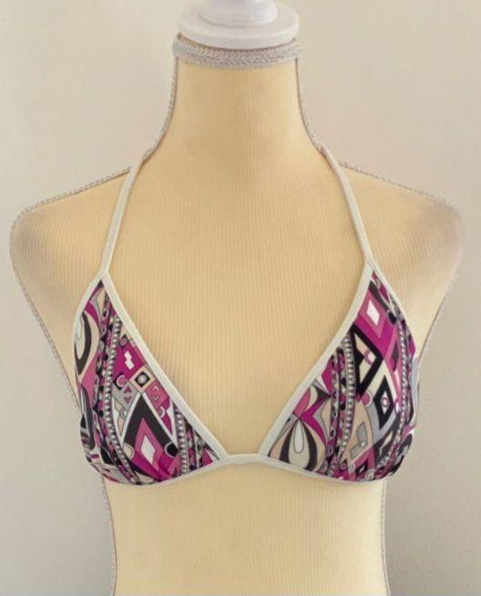 Emilio Pucci Bikini Bra white & pink thumbnail 2
