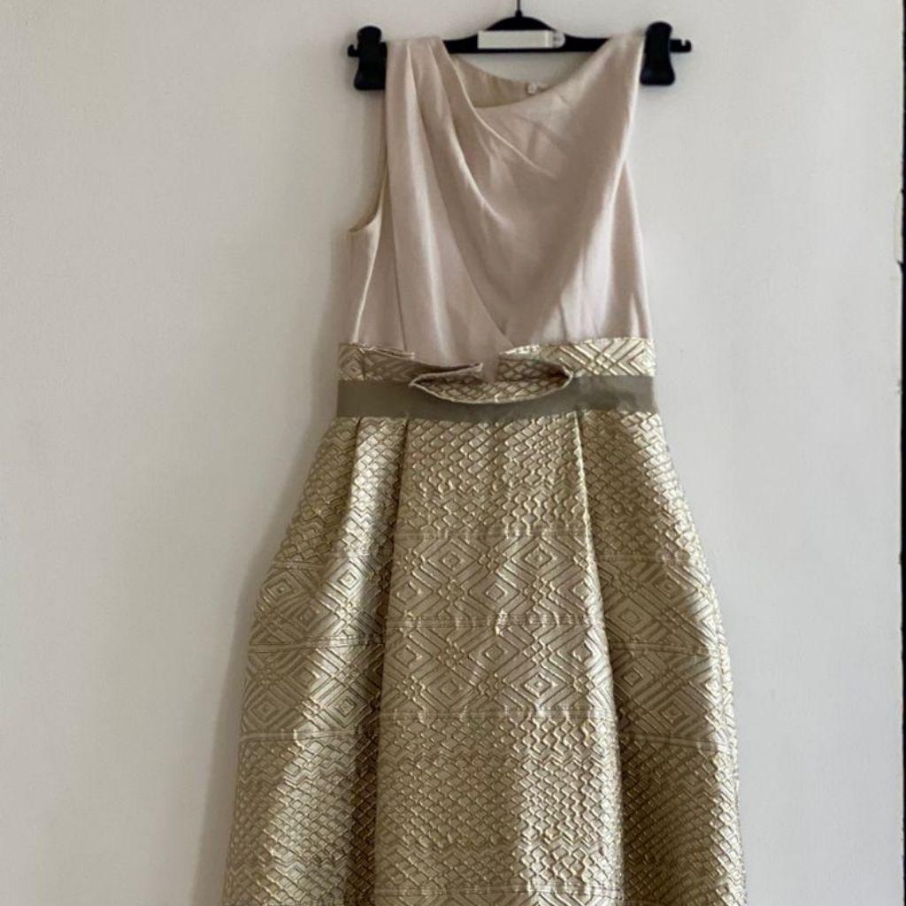 Max Mara Golden Dress