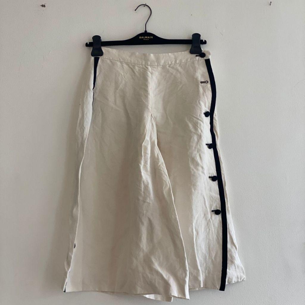 Max Mara white culottes