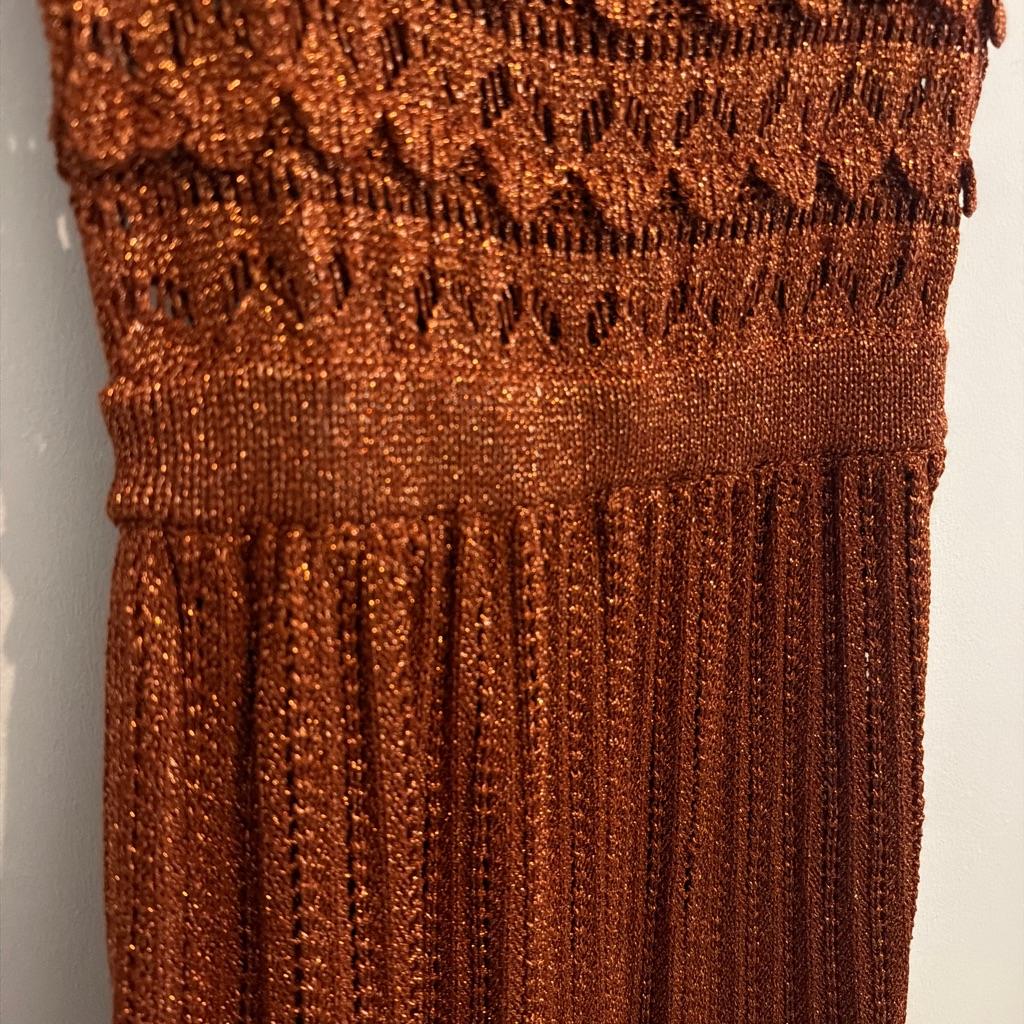 Elie Saab Orange Crochet Dress - Never Worn! thumbnail 4