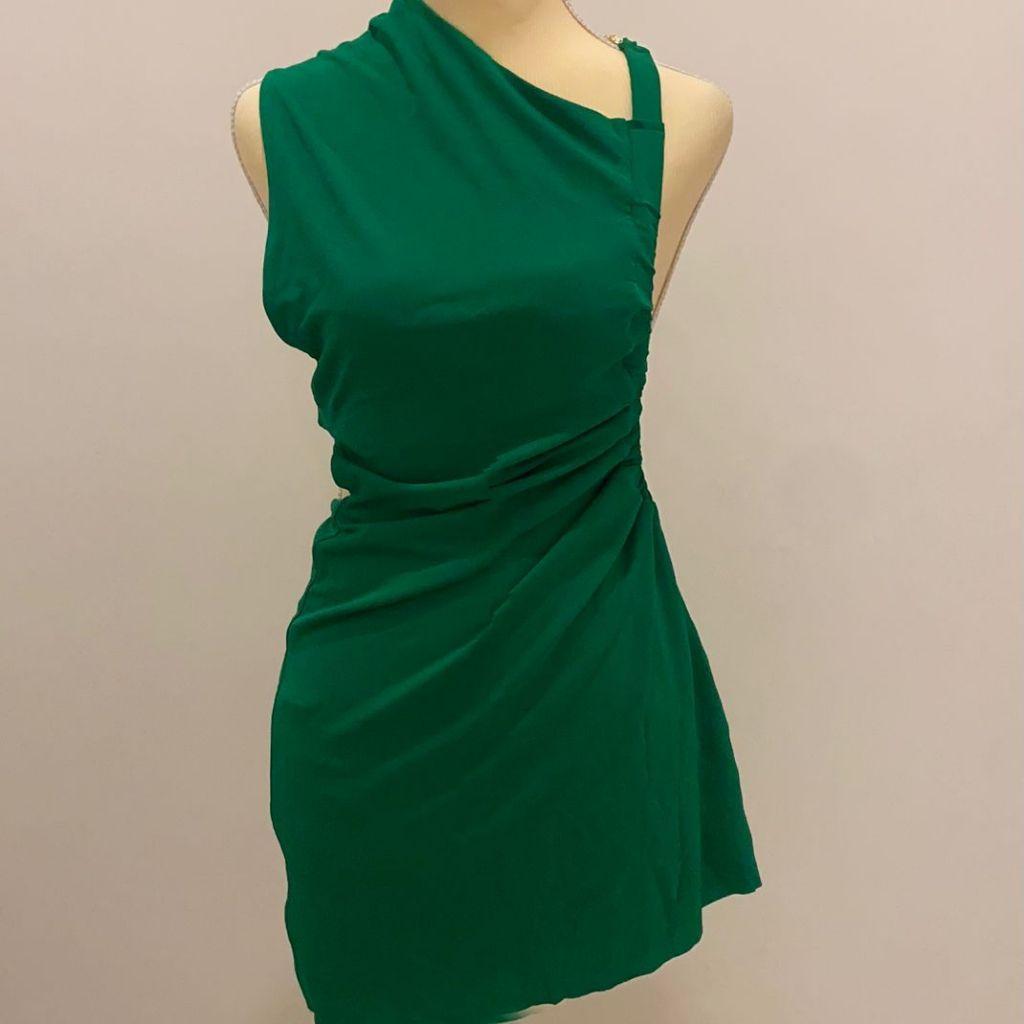 Cult Gaia Val Dress Malachite thumbnail 1