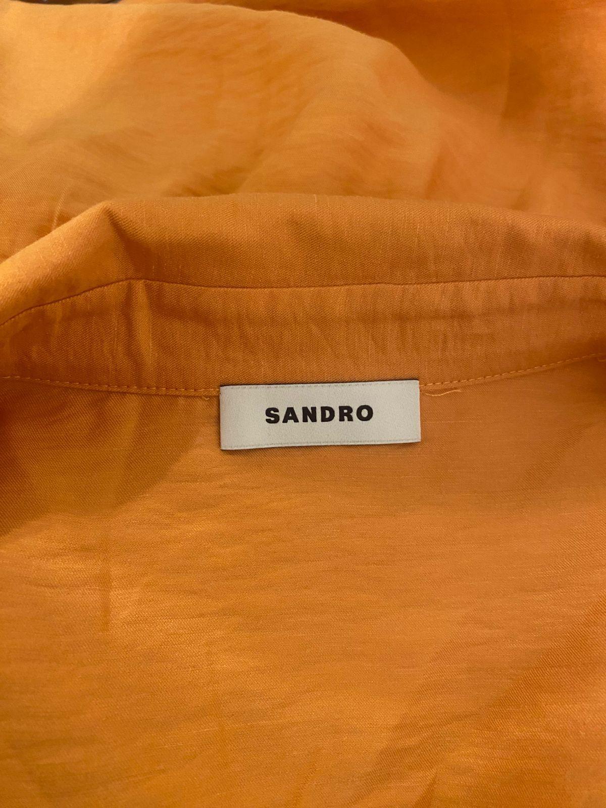 SANDRO Mini Dress Orange thumbnail 4