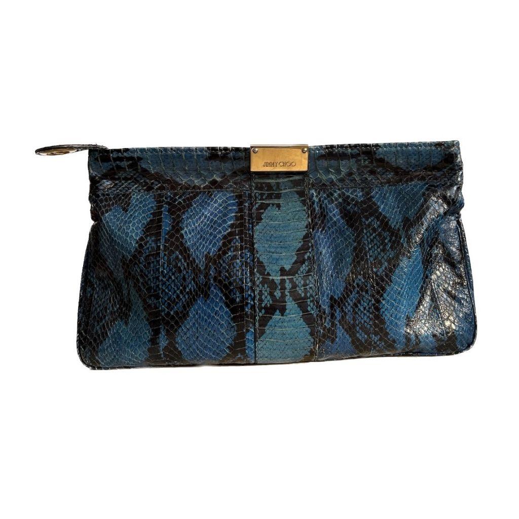 Jimmy Choo Phyton Clutch bag