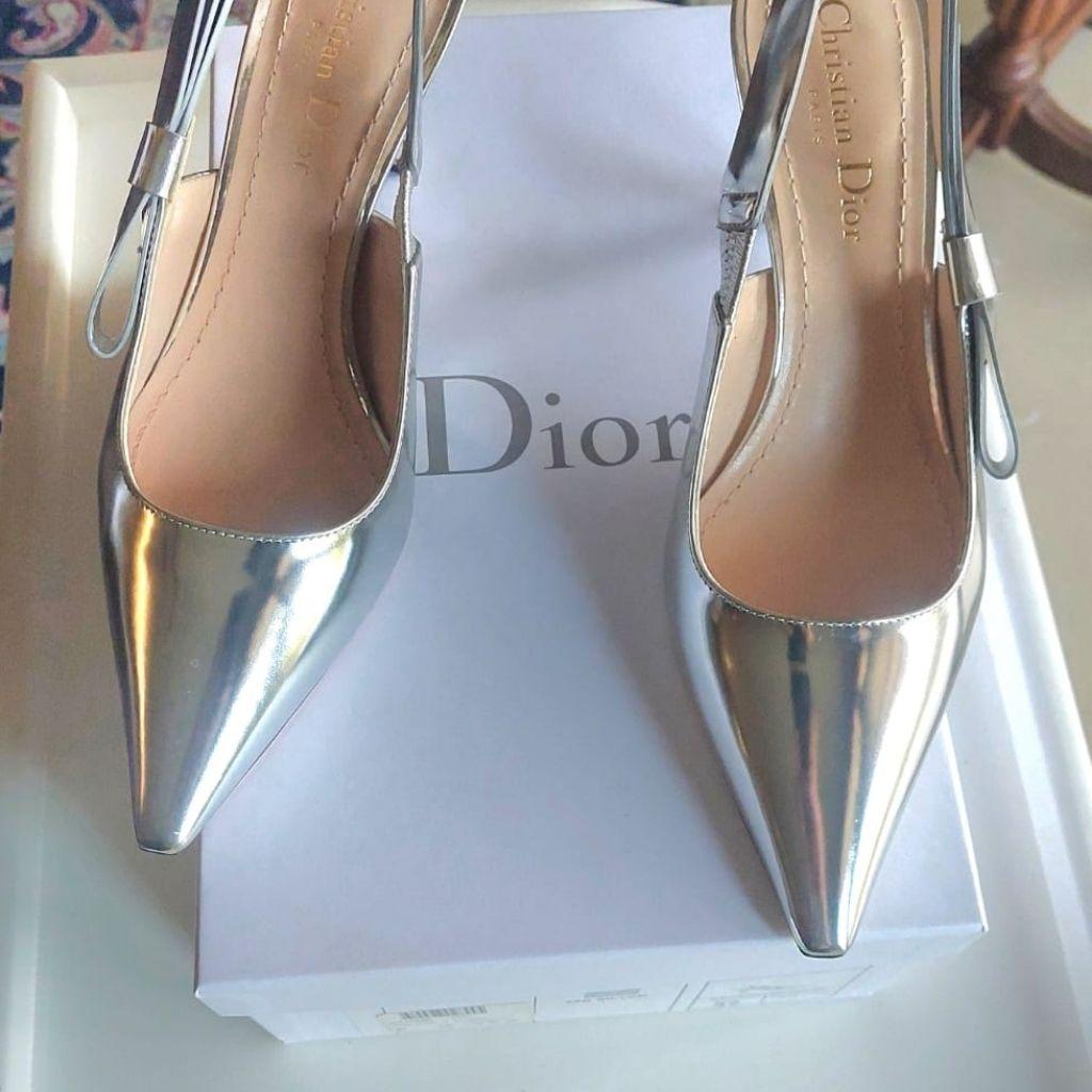 Dior Silver J'adior Slingback Pump thumbnail 1