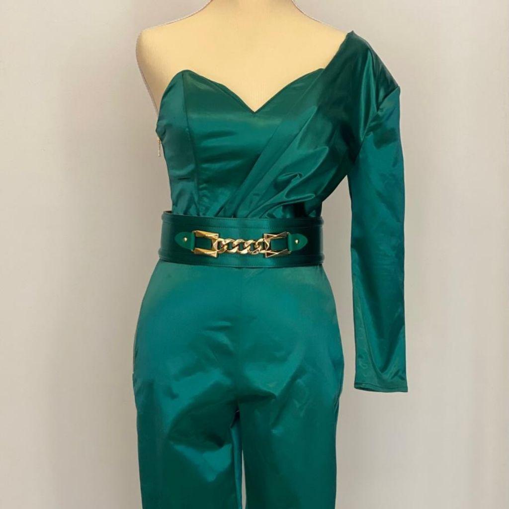 Elisabetta Franchi jumpsuit in Stretch-satin