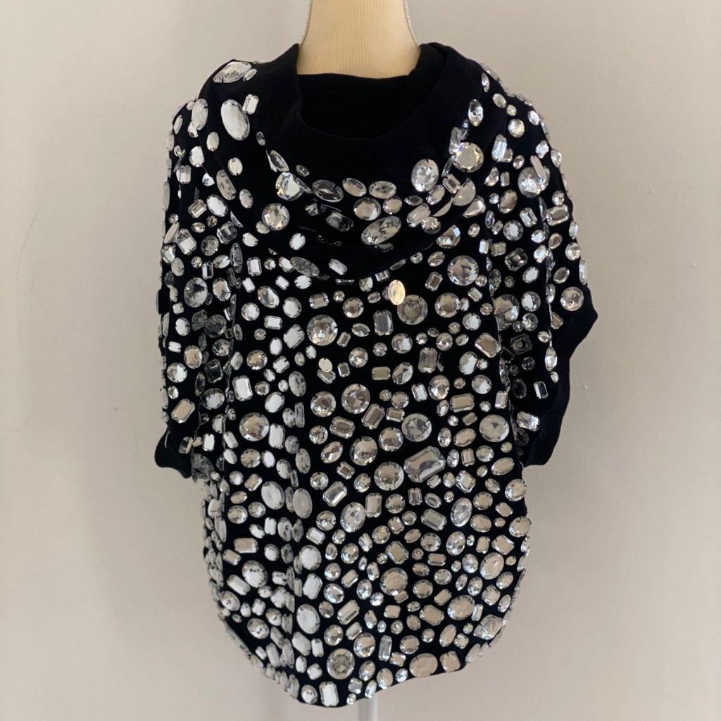 Dolce and Gabbana Black with diamonds design